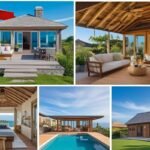 Casas e chalés disponíveis para aluguel por temporada no Airbnb, com vista para o mar, piscina e áreas de convivência aconchegantes